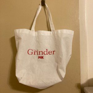 Fox The Grinder White Shopping Bag